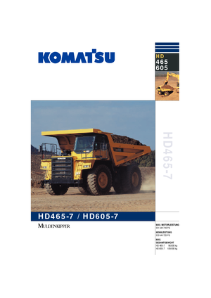 Muldenkipper-SKW Komatsu HD465-7