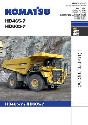 Muldenkipper-SKW Komatsu HD465-7