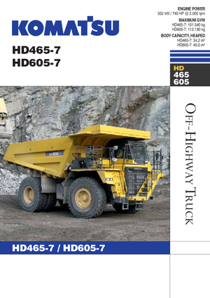 Muldenkipper-SKW Komatsu HD465-7E0