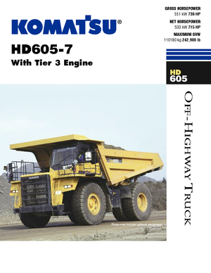 Muldenkipper-SKW Komatsu HD605-7 E0