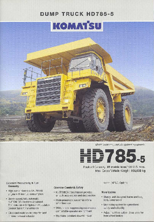 Muldenkipper-SKW Komatsu HD785-5