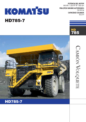 Muldenkipper-SKW Komatsu HD785-7