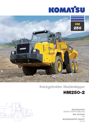 Dumper Komatsu HM250-2