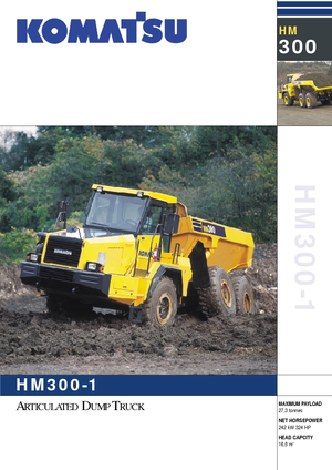 Dumper Komatsu HM300-1