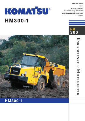 Dumper Komatsu HM300-1
