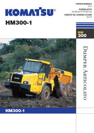 Dumper Komatsu HM300-1