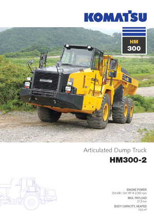 Dumper Komatsu HM300-2
