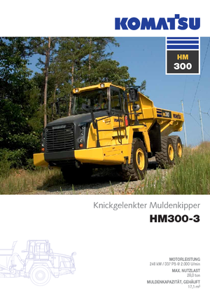 Dumper Komatsu HM300-3
