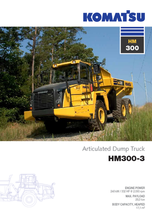Dumper Komatsu HM300-3