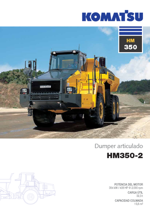 Dumper Komatsu HM350-2