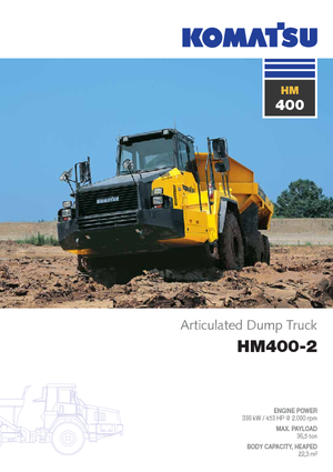 Dumper Komatsu HM400-2