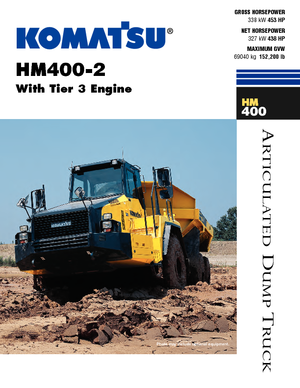 Dumper Komatsu HM400-2