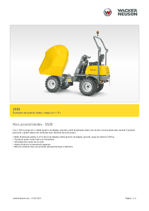 Raddumper Neuson 1501