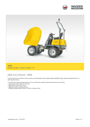 Raddumper Neuson 1501