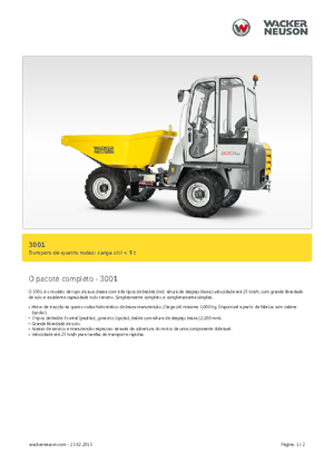 Raddumper Neuson 3001
