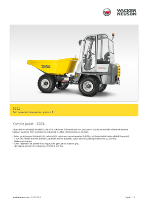 Raddumper Neuson 3001
