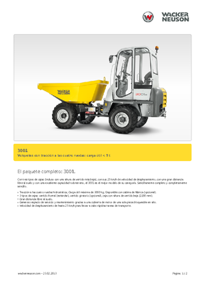 Raddumper Neuson 3001