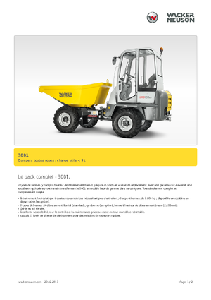 Raddumper Neuson 3001