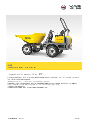 Raddumper Neuson 4001