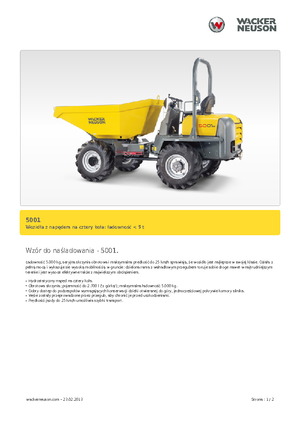Raddumper Neuson 5001