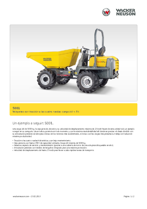 Raddumper Neuson 5001