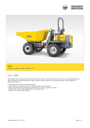 Raddumper Neuson 5001