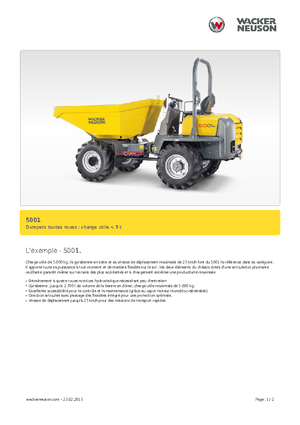 Raddumper Neuson 5001
