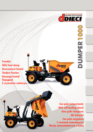Raddumper Dieci DP 1000 Self-Load Shovel