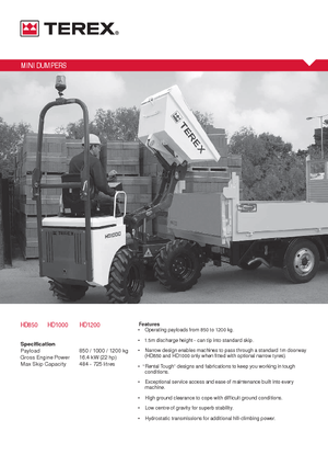 Raddumper Terex HD 1200