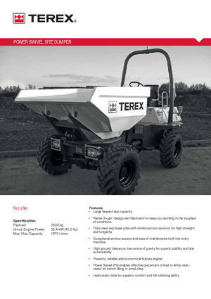 Raddumper Terex TA 3.5 SH