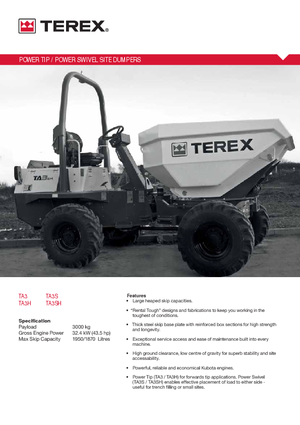 Raddumper Terex TA 3