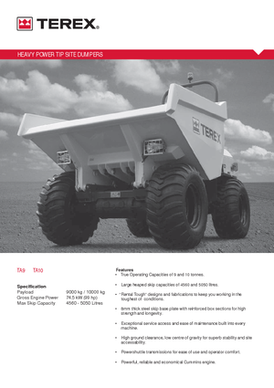 Raddumper Terex TA 9