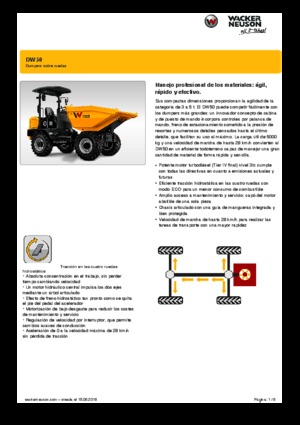 Raddumper Wacker Neuson DW50
