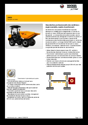 Raddumper Wacker Neuson DW50