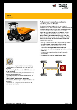 Raddumper Wacker Neuson DW50