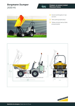 Raddumper Bergmann 2030HS