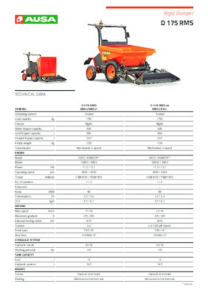 Raddumper Ausa D 175 RMS