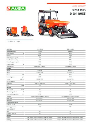 Raddumper Ausa D 201 RHS