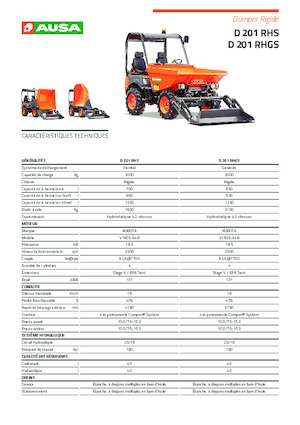 Raddumper Ausa D 201 RHS