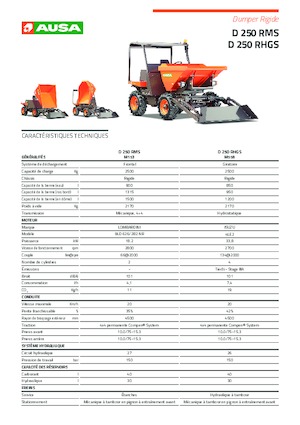Raddumper Ausa D 250 RHGS