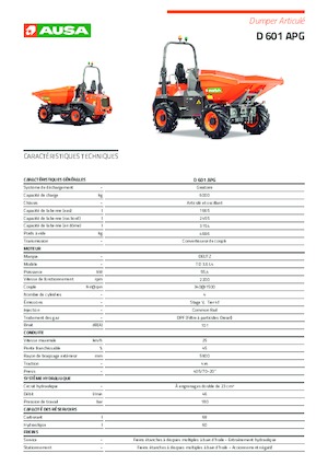Raddumper Ausa D 601APG 