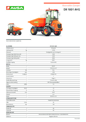 Raddumper Ausa DR 1001 AHG