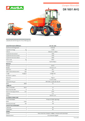 Raddumper Ausa DR 1001 AHG
