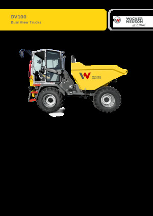 Raddumper Wacker Neuson DV100 dual view