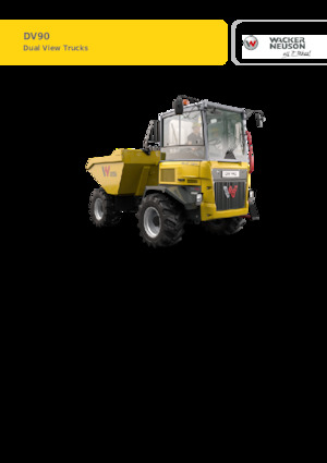 Raddumper Wacker Neuson DV90 dual view