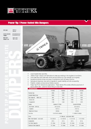 Raddumper Terex PT 2000