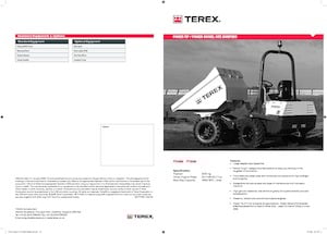 Raddumper Terex PT 3000