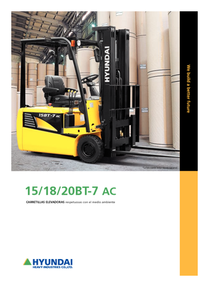 Frontstapler Elektro Hyundai 15 BT 7 ac