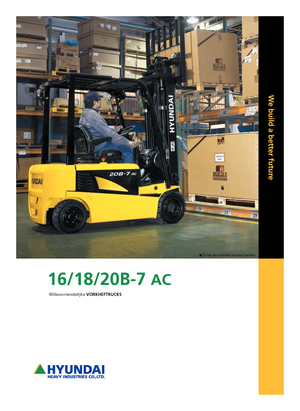 Frontstapler Elektro Hyundai 18 B 7