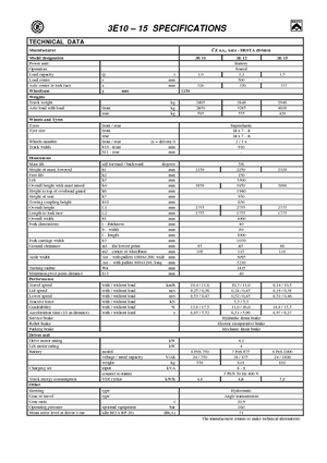 Frontstapler Elektro Desta 3 E 10